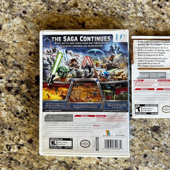 Nintendo Wii Game Bundle, Lego Star Wars, Link's Crossbow Training, Pes 2009 - Picture 3 of 9